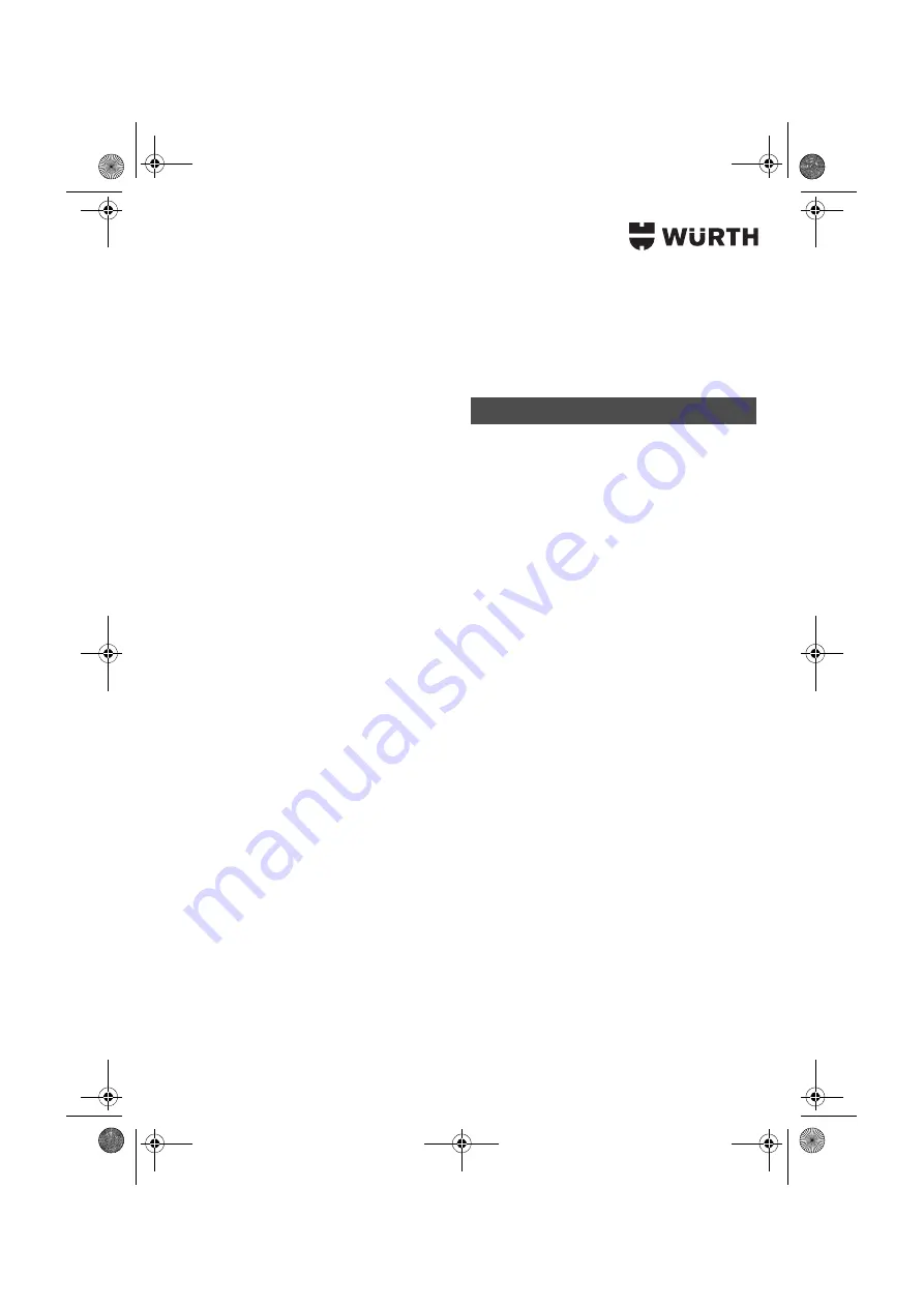 Würth HKS 65-E POWER Translation Of The Original Operating Instructions Download Page 220