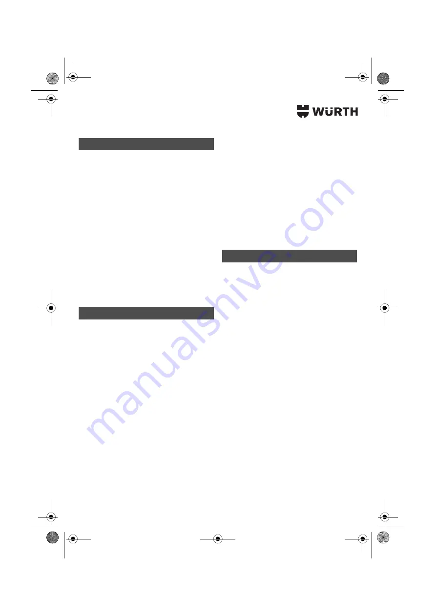 Würth HKS 65-E POWER Translation Of The Original Operating Instructions Download Page 224