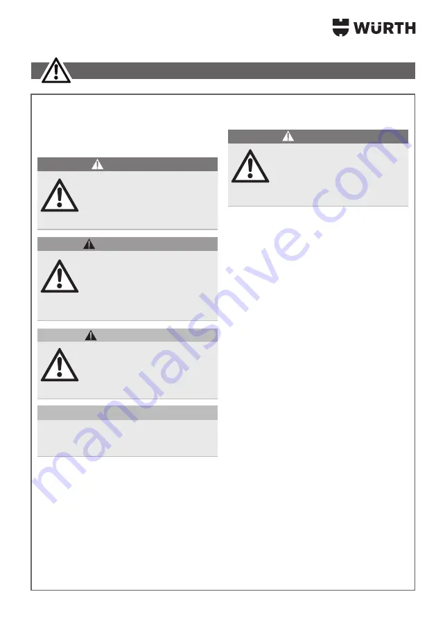 Würth IEG-1000 SOLID Translation Of The Original Operating Instructions Download Page 17