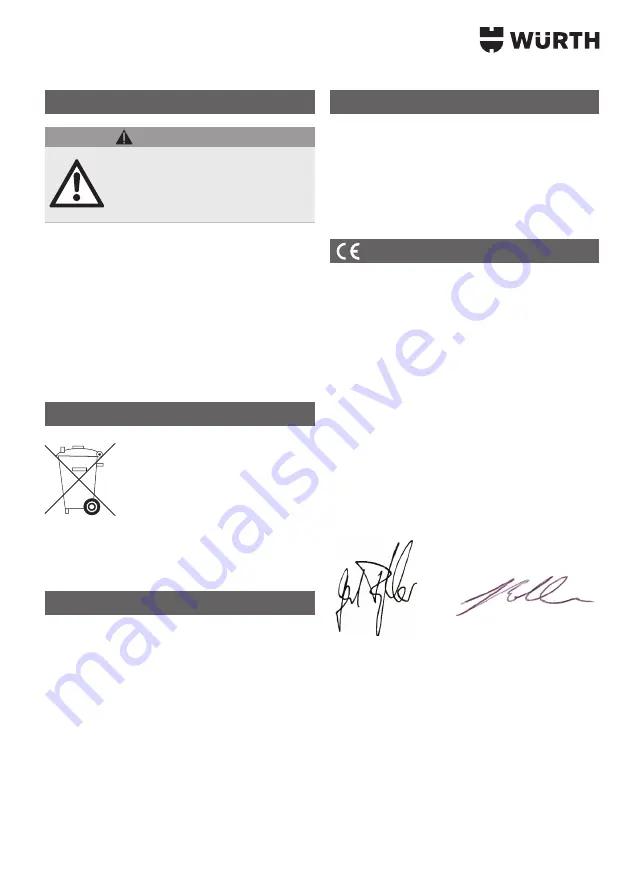 Würth IEG-1000 SOLID Translation Of The Original Operating Instructions Download Page 21