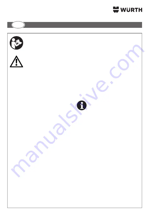 Würth IEG-1000 SOLID Translation Of The Original Operating Instructions Download Page 28