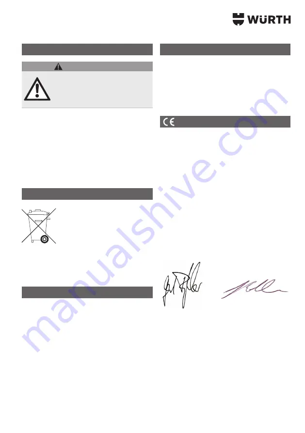 Würth IEG-1000 SOLID Translation Of The Original Operating Instructions Download Page 39