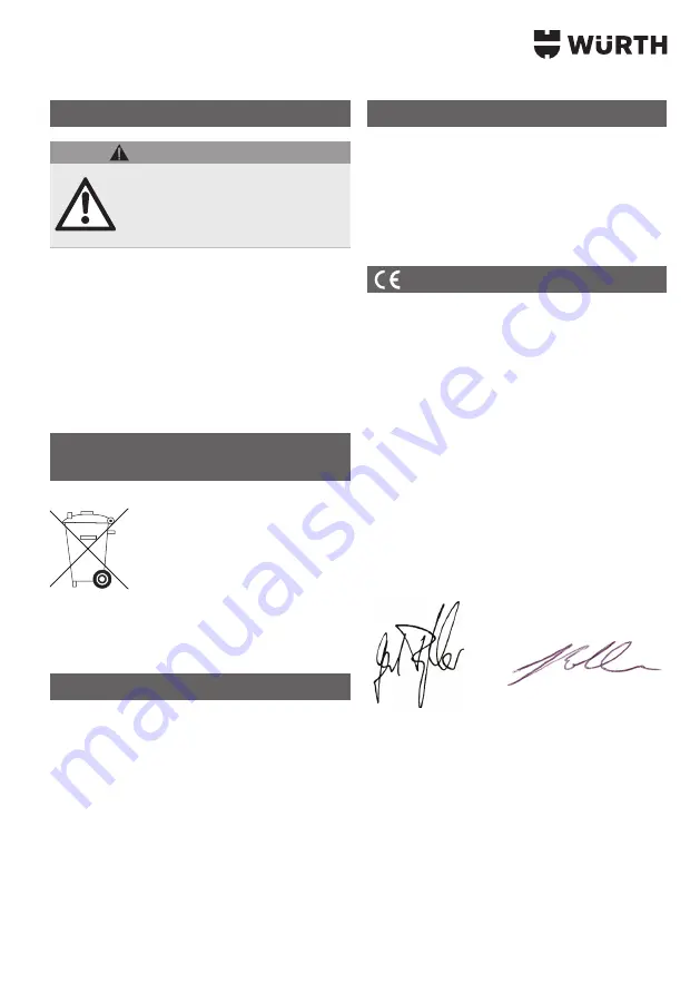 Würth IEG-1000 SOLID Translation Of The Original Operating Instructions Download Page 45