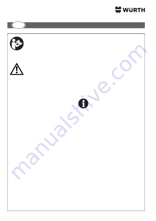 Würth IEG-1000 SOLID Translation Of The Original Operating Instructions Download Page 52