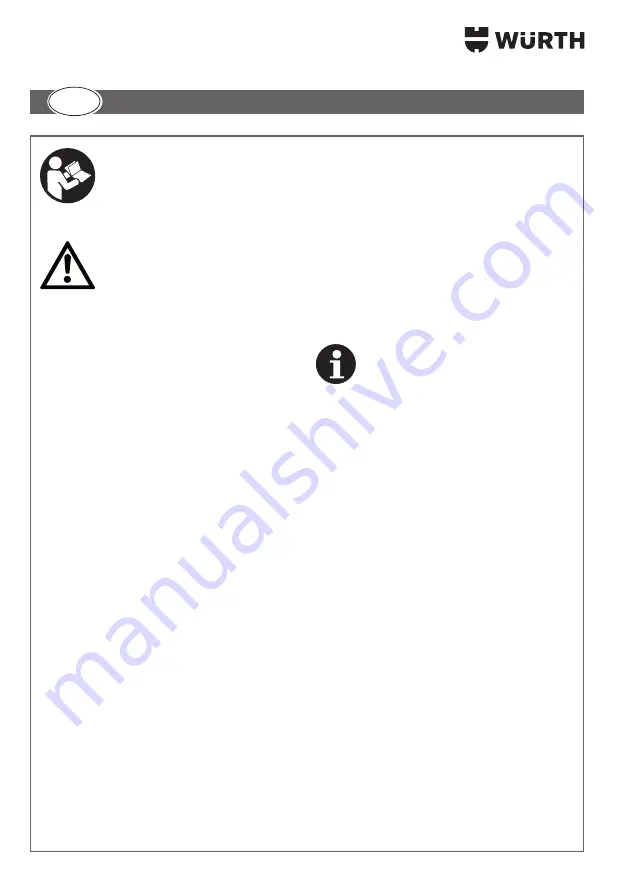 Würth IEG-1000 SOLID Translation Of The Original Operating Instructions Download Page 58