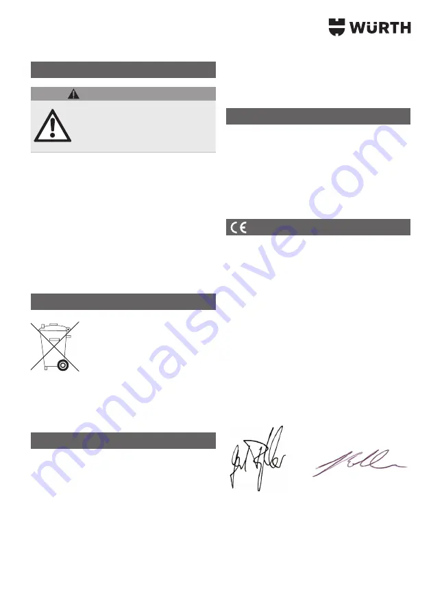 Würth IEG-1000 SOLID Translation Of The Original Operating Instructions Download Page 75