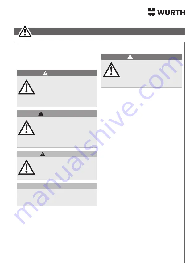 Würth IEG-1000 SOLID Translation Of The Original Operating Instructions Download Page 107