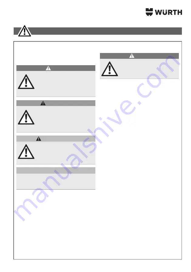 Würth IEG-1000 SOLID Translation Of The Original Operating Instructions Download Page 125