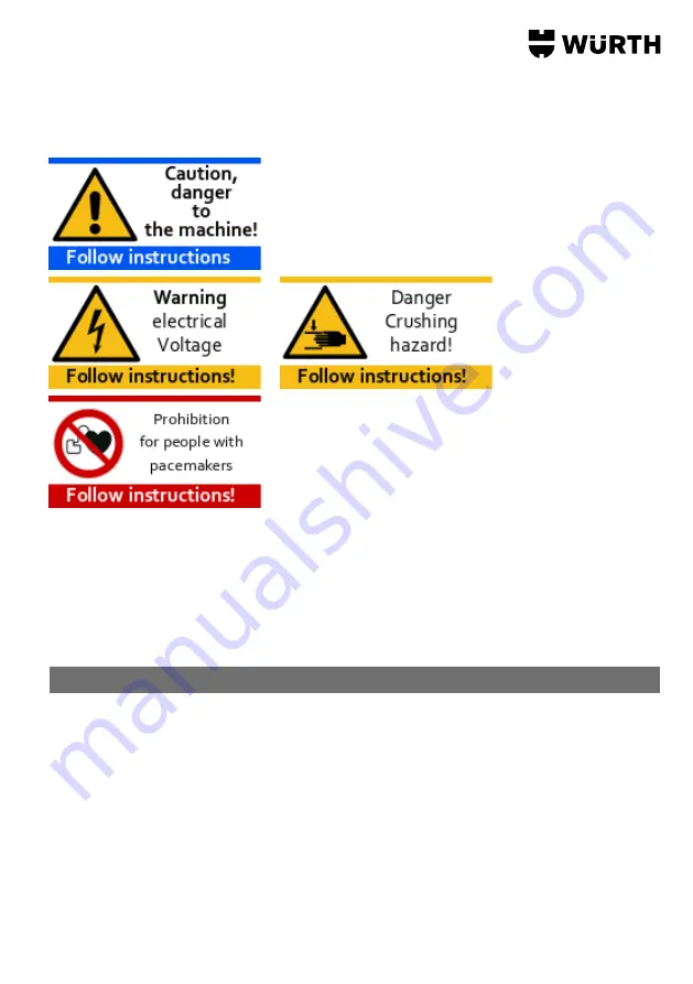 Würth ORSY mat FP Operating Instructions Manual Download Page 21