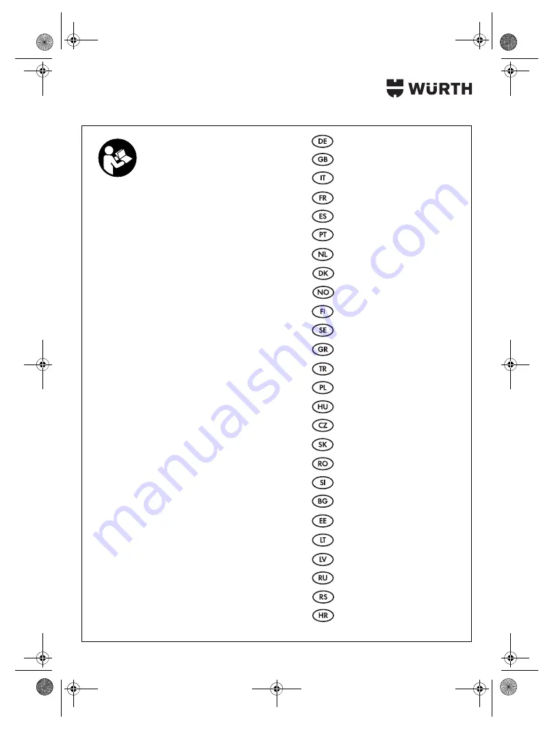 Würth SBS 12-A Translation Of The Original Operating Instructions Download Page 2