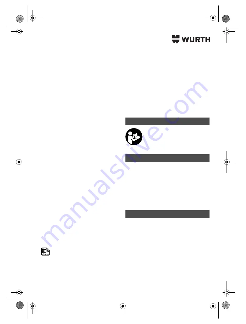 Würth SBS 12-A Translation Of The Original Operating Instructions Download Page 98