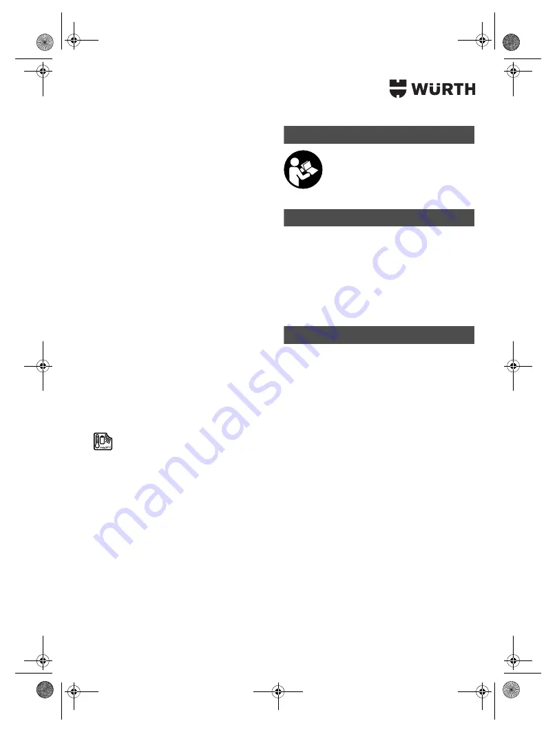 Würth SBS 12-A Translation Of The Original Operating Instructions Download Page 121