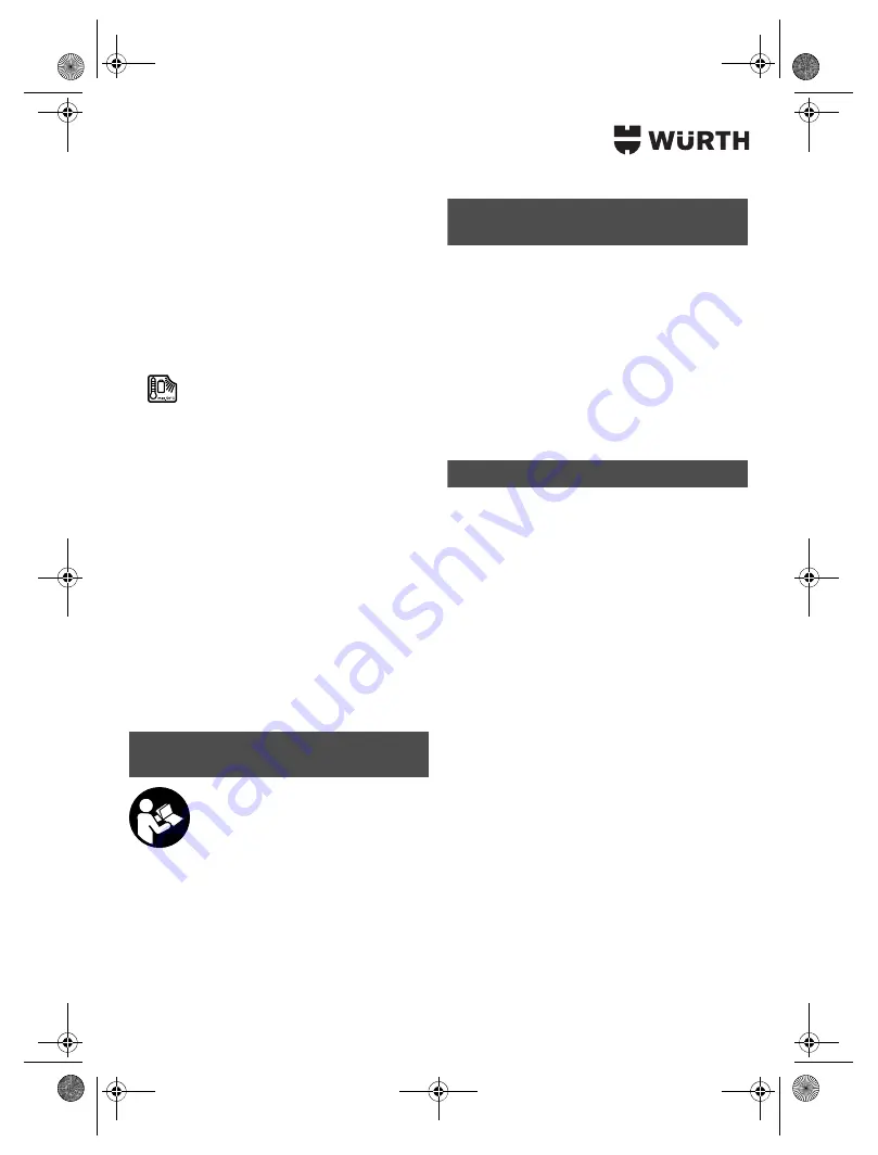 Würth SBS 12-A Translation Of The Original Operating Instructions Download Page 152