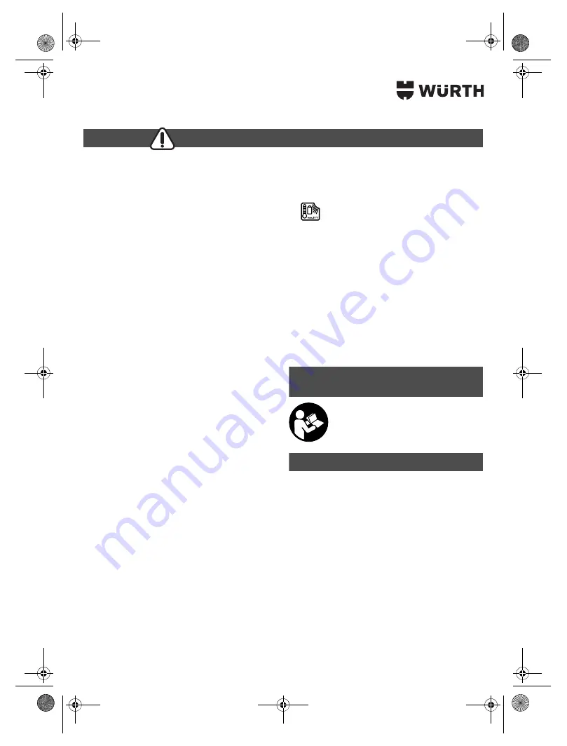 Würth SBS 12-A Translation Of The Original Operating Instructions Download Page 160