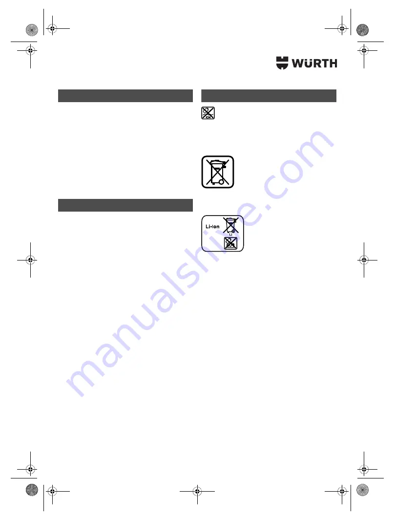 Würth SBS 18-A Translation Of The Original Operating Instructions Download Page 60