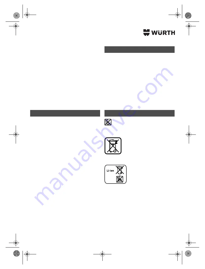 Würth SBS 18-A Translation Of The Original Operating Instructions Download Page 81