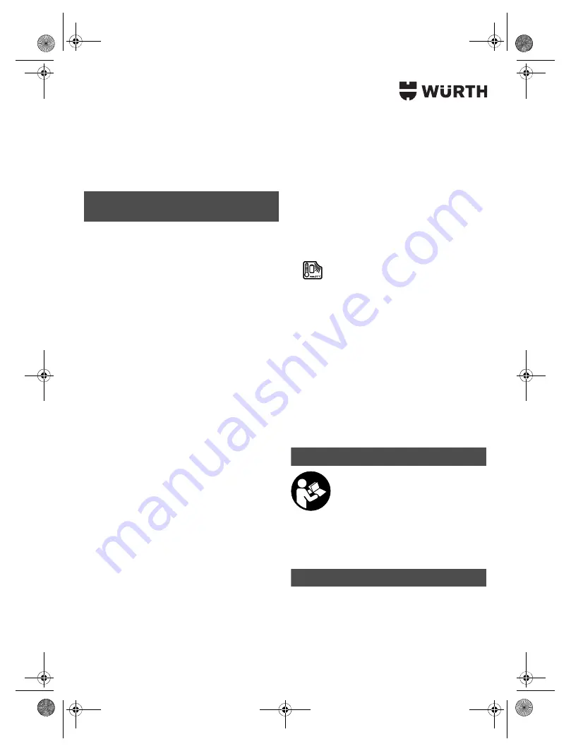 Würth SBS 18-A Translation Of The Original Operating Instructions Download Page 129