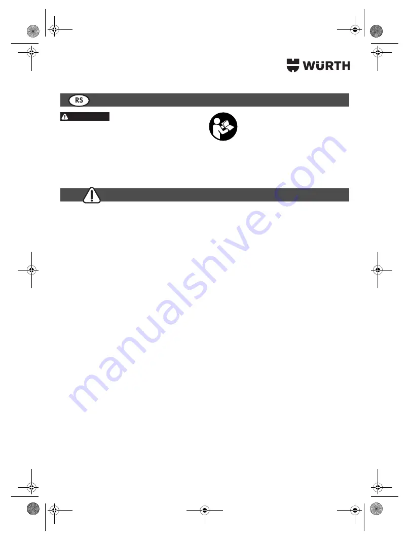 Würth SBS 18-A Translation Of The Original Operating Instructions Download Page 189