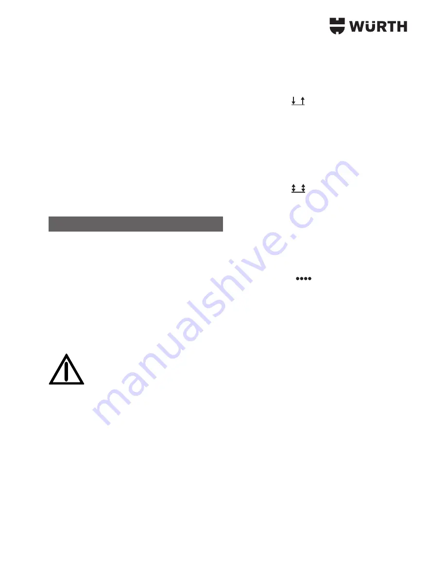 wurth MM 350 Original Operating Instructions Download Page 57