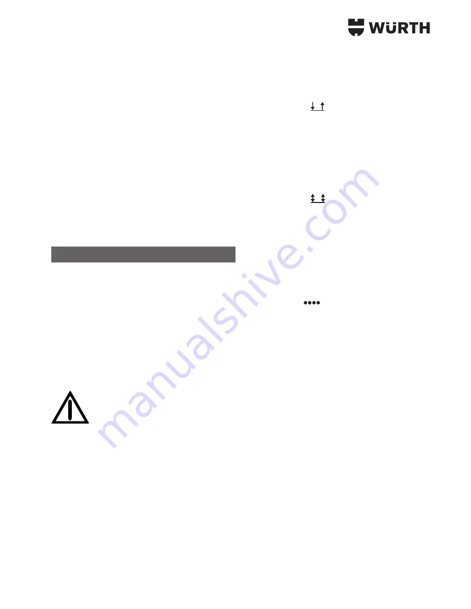 wurth MM 350 Original Operating Instructions Download Page 63