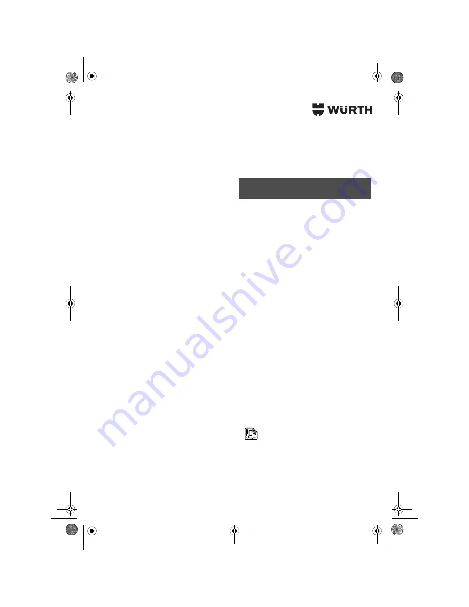 wurth S 10-A Translation Of The Original Operating Instructions Download Page 13