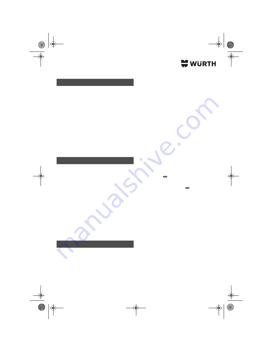 wurth S 10-A Translation Of The Original Operating Instructions Download Page 43