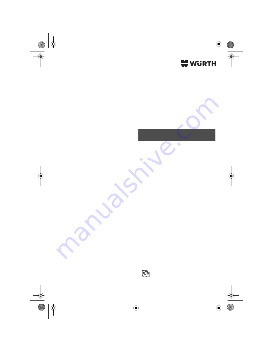 wurth S 10-A Скачать руководство пользователя страница 60