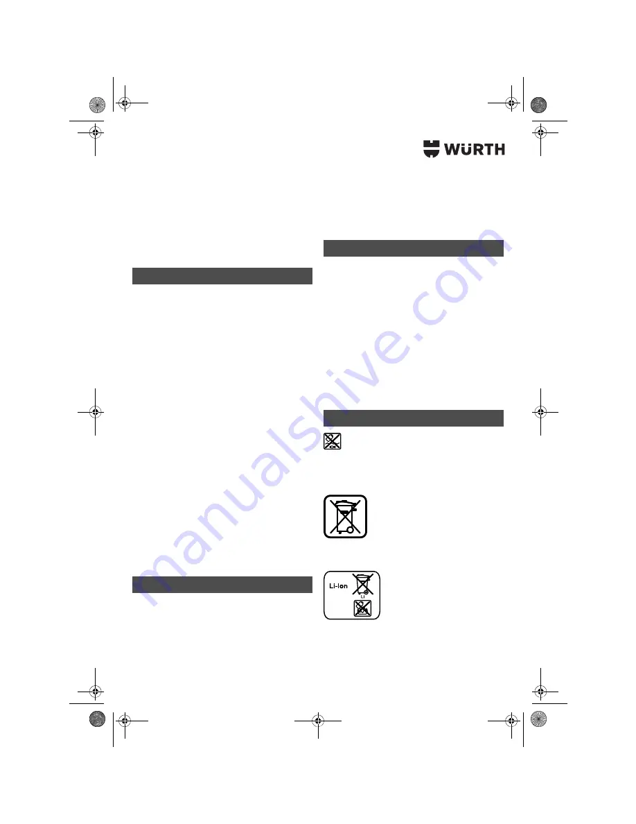 wurth S 10-A Translation Of The Original Operating Instructions Download Page 83