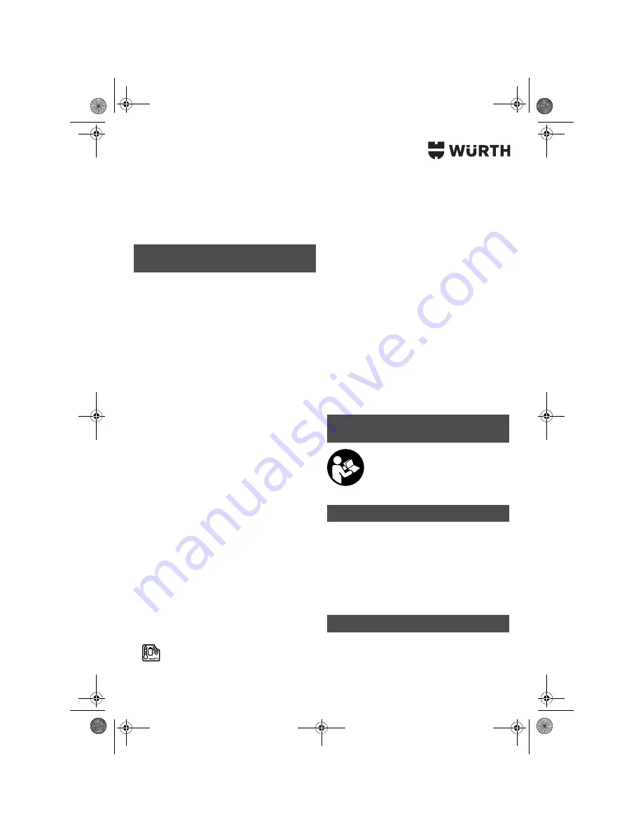 wurth S 10-A Translation Of The Original Operating Instructions Download Page 99