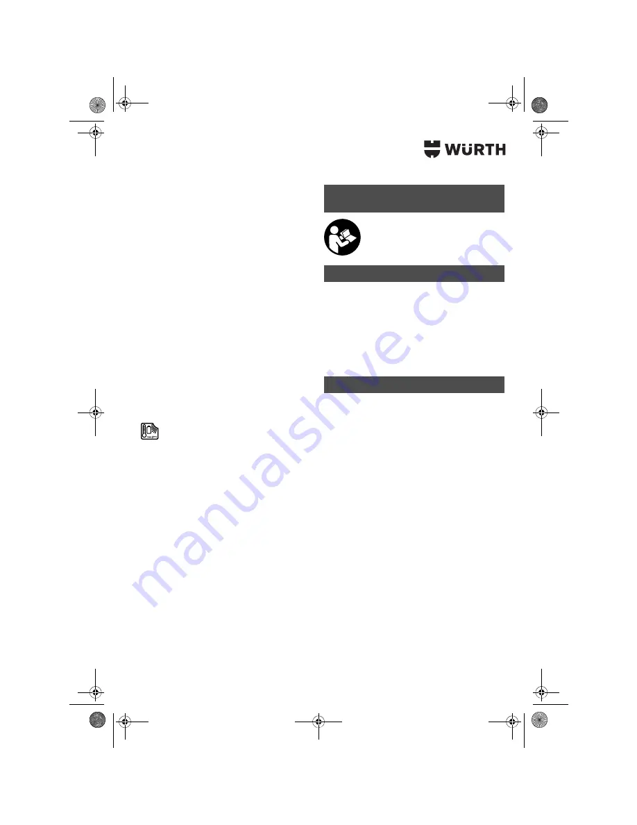 wurth S 10-A Translation Of The Original Operating Instructions Download Page 119