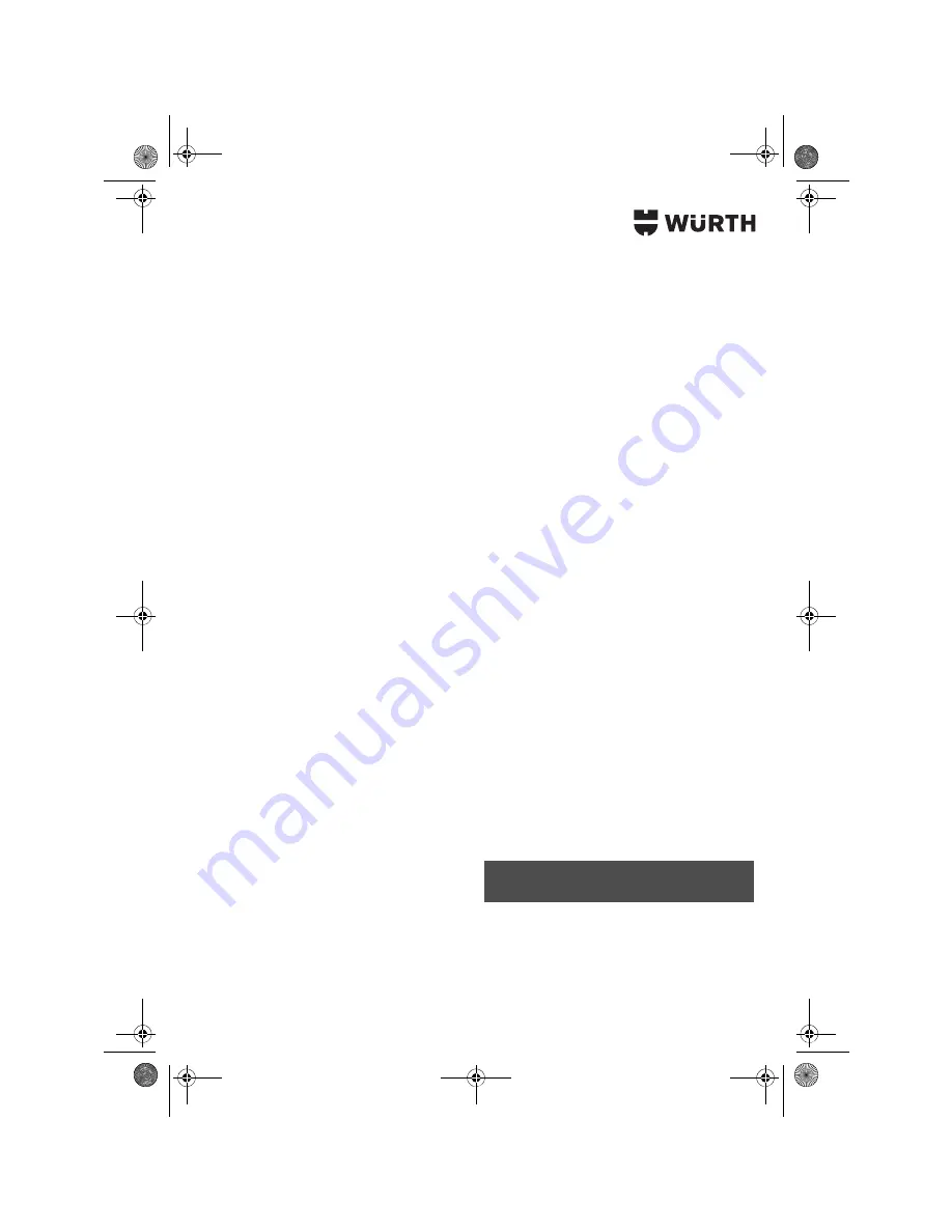 wurth S 10-A Скачать руководство пользователя страница 153