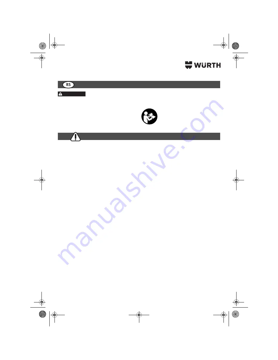 wurth S 10-A Translation Of The Original Operating Instructions Download Page 166