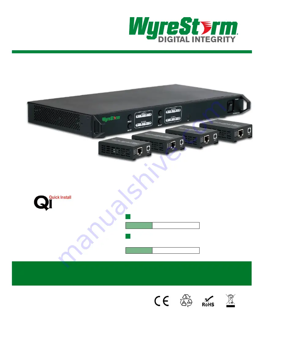 Wyrestorm MX-0404-QI Скачать руководство пользователя страница 1