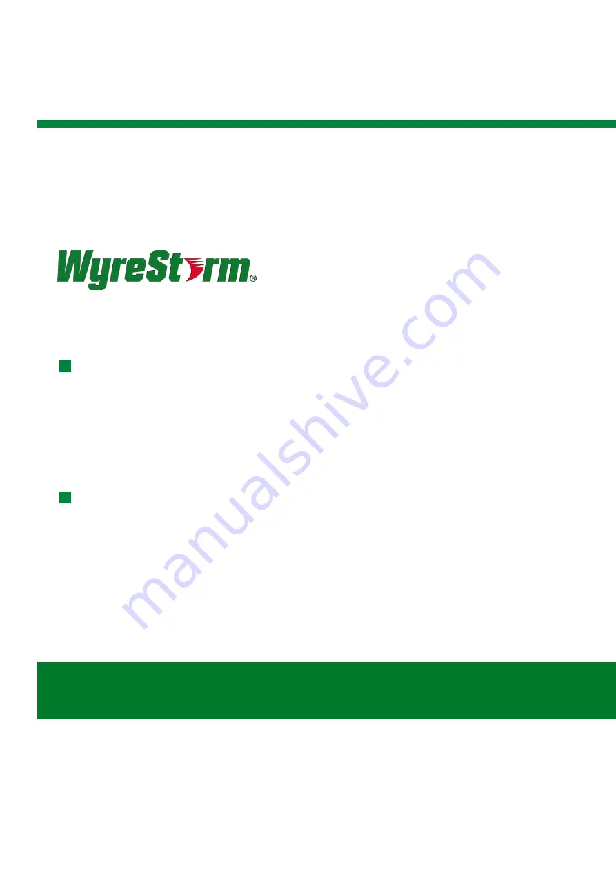 Wyrestorm NetworkHD NHD-IP-RX Instruction Manual Download Page 28