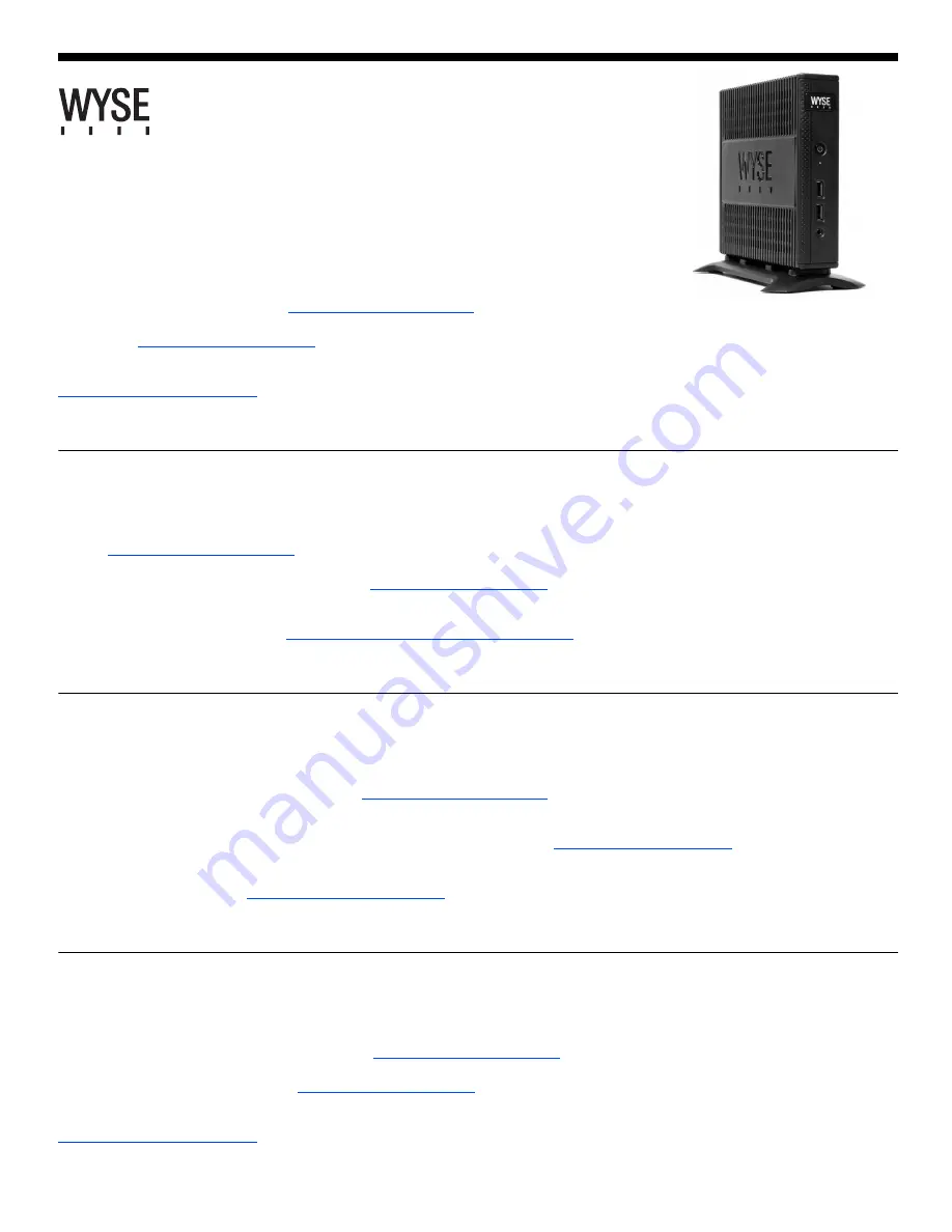 Wyse D00D Quick Start Manual Download Page 1