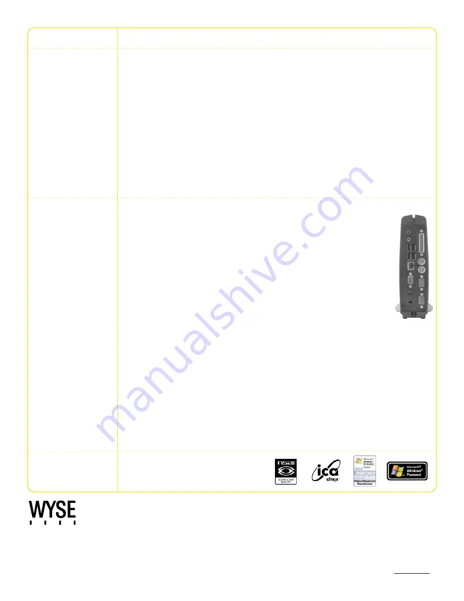 Wyse Winterm 3150SE Скачать руководство пользователя страница 2