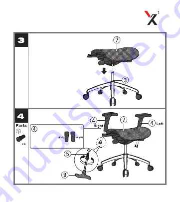 X-CHAIR X1 Скачать руководство пользователя страница 6