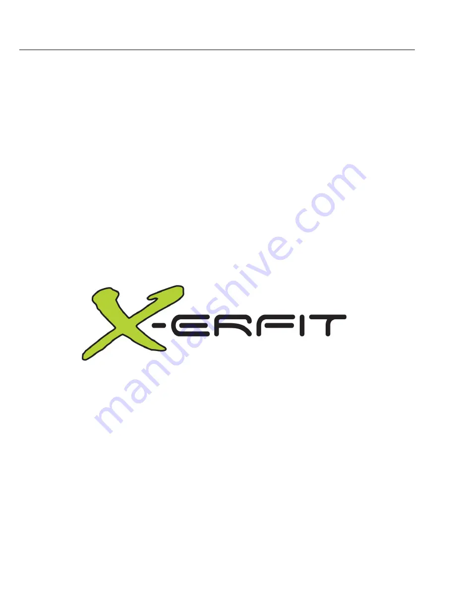 x-erfit 3000 Pro Runner Скачать руководство пользователя страница 26