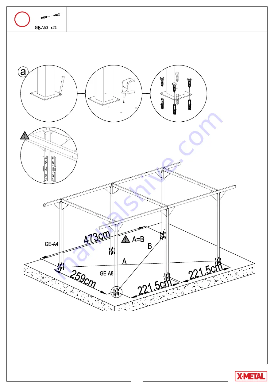 X-METAL 37914 Assembly Instructions Manual Download Page 17