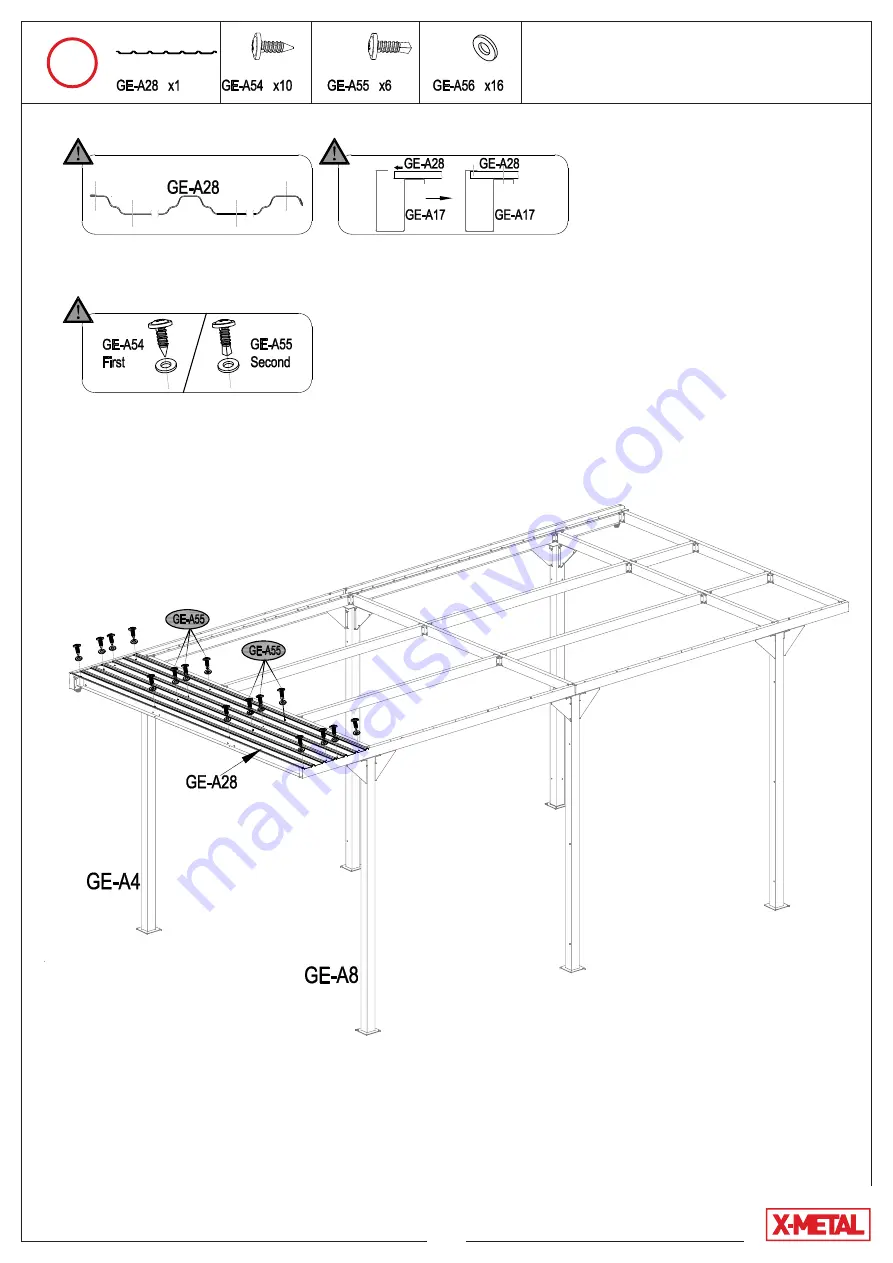 X-METAL 37914 Assembly Instructions Manual Download Page 21