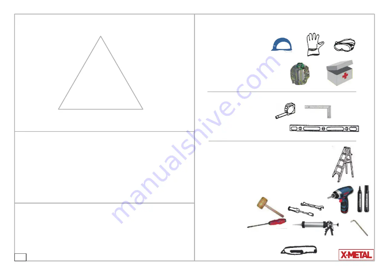 X-METAL 4666 Instruction Manual Download Page 2