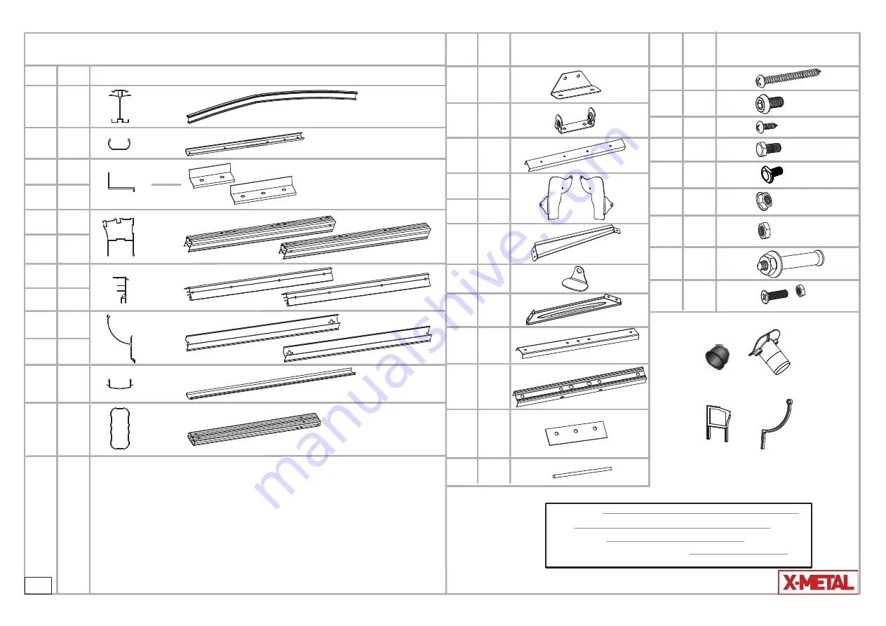 X-METAL 4666 Instruction Manual Download Page 10