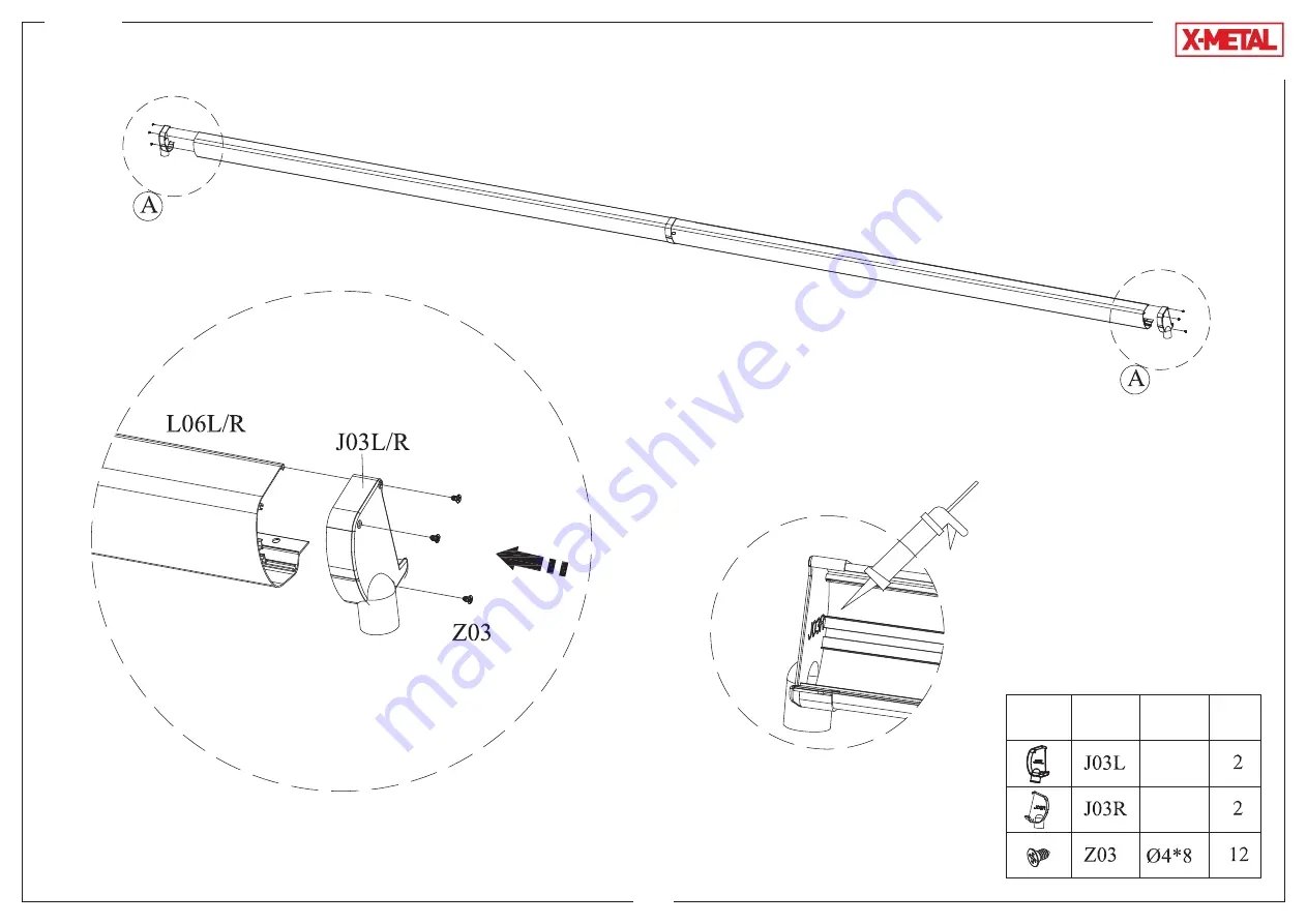 X-METAL CARPORT Assembly Instructions Manual Download Page 128