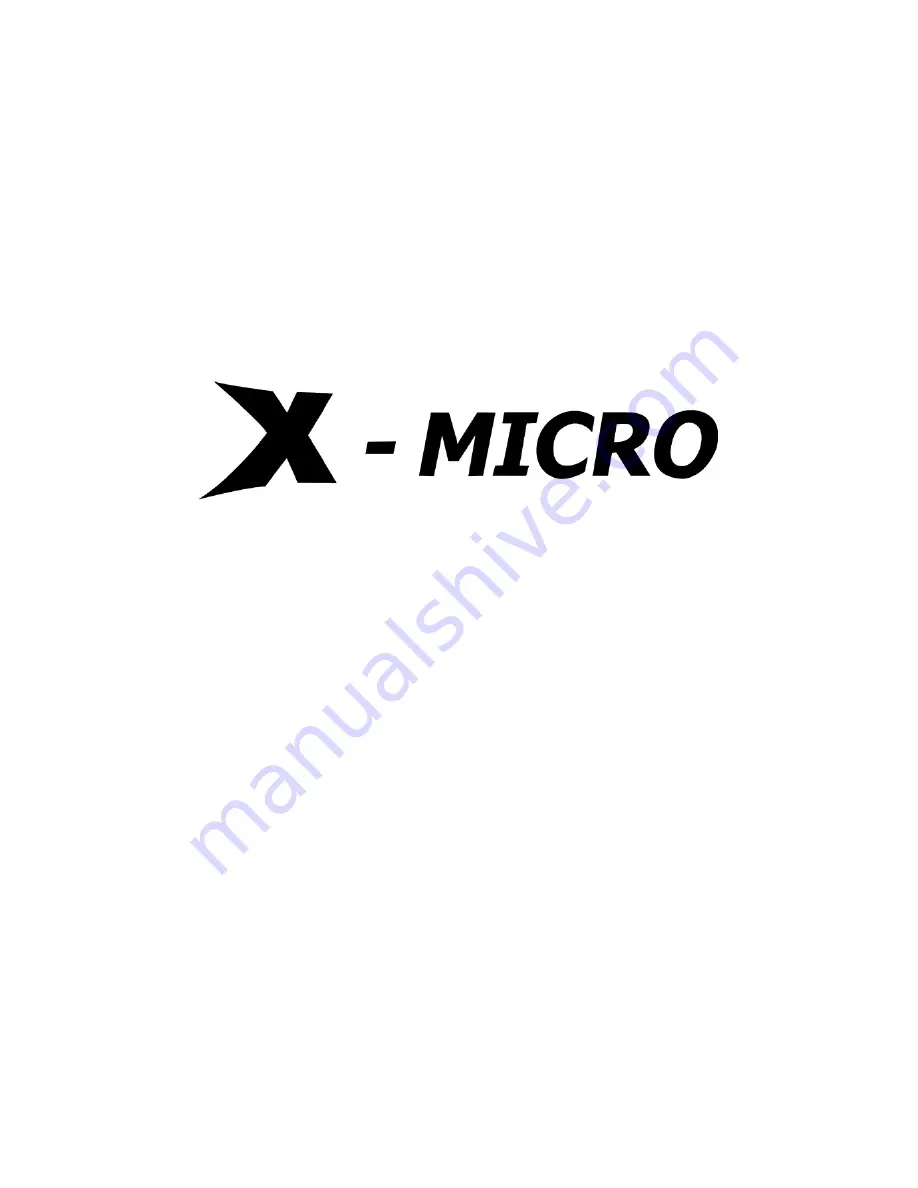 X-Micro XBT-HS3X Скачать руководство пользователя страница 7