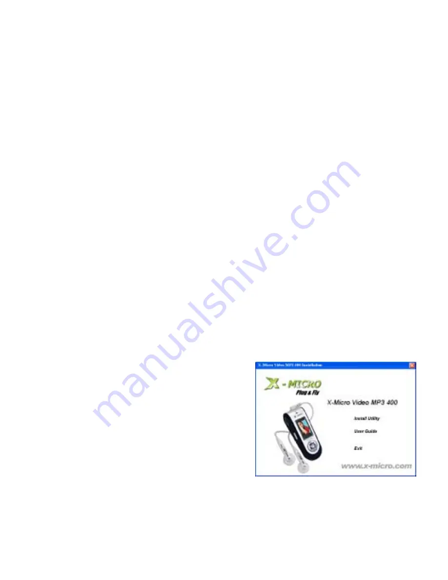 X-Micro XMP3-R256 User Manual Download Page 7