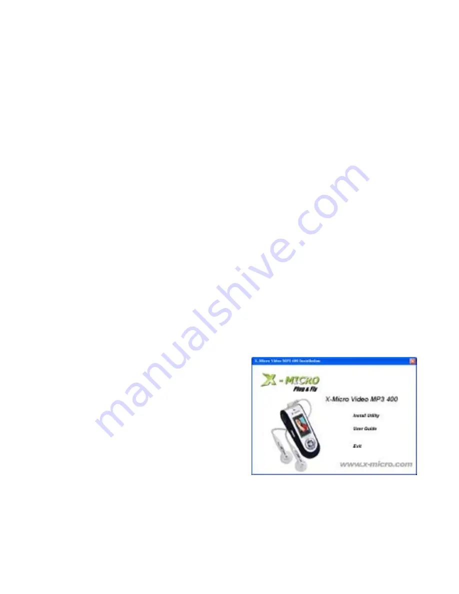 X-Micro XMP3-R256 User Manual Download Page 14