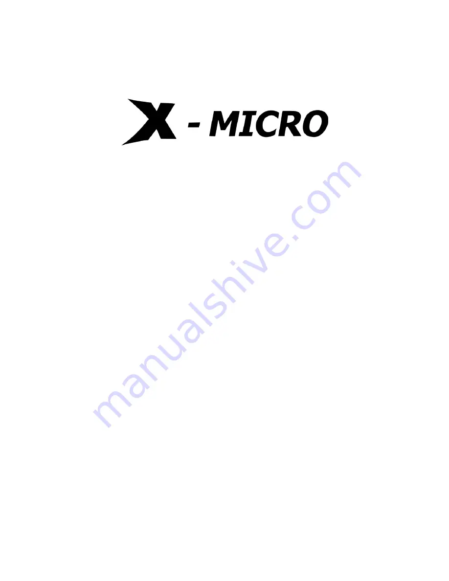 X-Micro XWL-11GFZX Скачать руководство пользователя страница 1