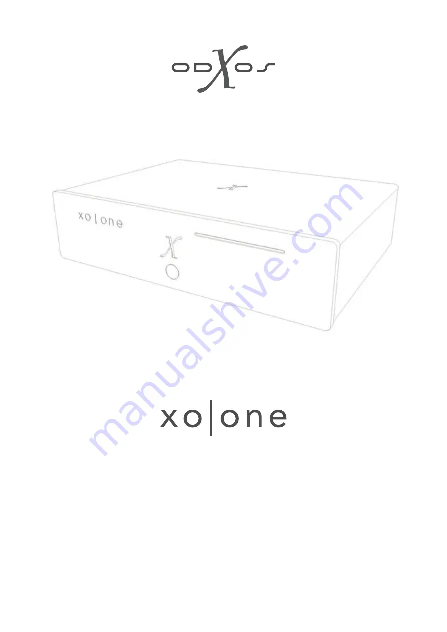 x-odos xo one Owner'S Manual Download Page 1