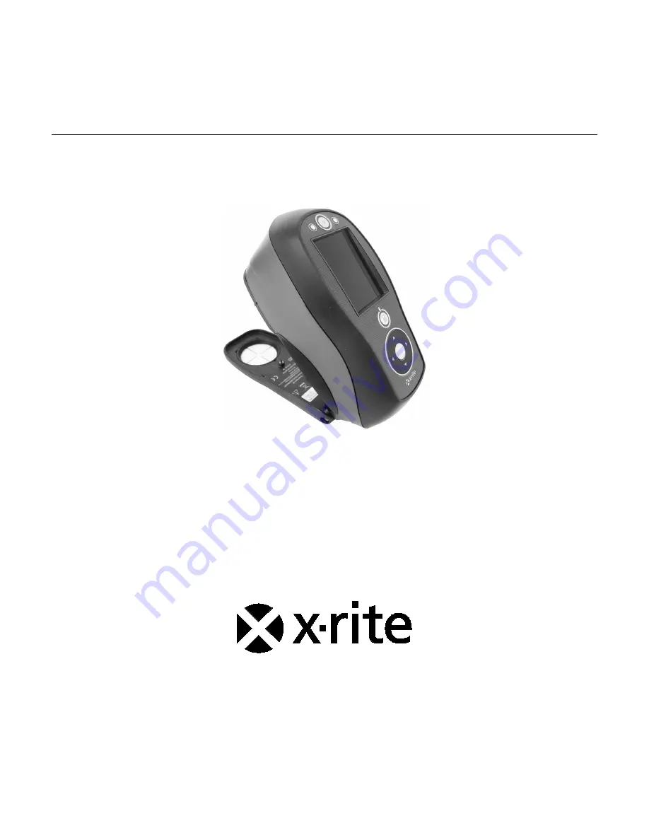 X-Rite Ci61 User Manual Download Page 1