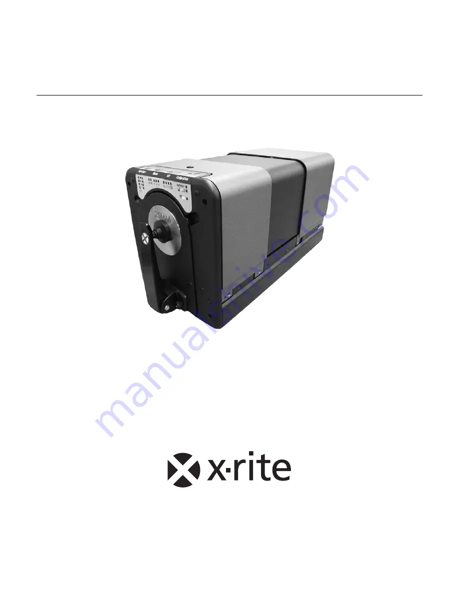 X-Rite Color i7 Operation Manual Download Page 1